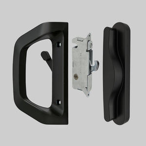 EASILOK A10 Sliding Patio Door Handle Set, Matte Black