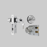 EASILOK Jimmy Proof Lock(A9) & Storefront Door Lock (A5) - Key aliked combo , Schlage Keyway