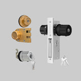 Jimmy Proof Lock(A9) & Storefort Door Lock(A5) & Cabinet Cam Lock (A7) - Key aliked combo , Schlage Keyway