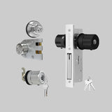 Jimmy Proof Lock(A9) & Storefort Door Lock(A5) & Cabinet Cam Lock (A7) - Key aliked combo , Schlage Keyway