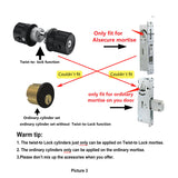 aluminium door lock