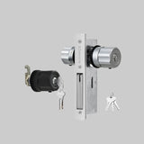 EASILOK Storefort Door Lock(A5) & Cabinet Cam Lock (A7) - Key aliked combo ,Schlage Keyway